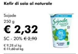 NaturaSì Kefir di soia al naturale Sojade offerta