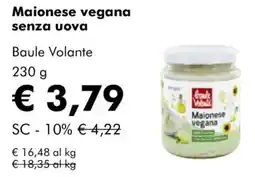 NaturaSì Maionese vegana senza uova Baule Volante offerta