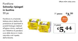 NaturaSì Fiordiluna Salvaslip ripiegati in bustina offerta
