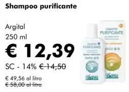 NaturaSì Shampoo purificante Argital offerta