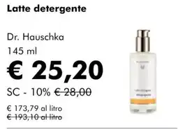 NaturaSì Latte detergente Dr. Hauschka offerta