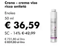 NaturaSì Crono crema viso ricca antietà Enolea offerta