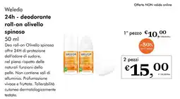 NaturaSì Weleda 24h - deodorante roll-on olivello spinoso offerta