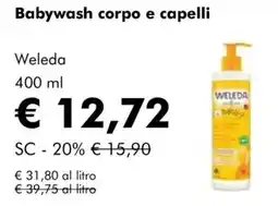 NaturaSì Babywash corpo e capelli Weleda offerta