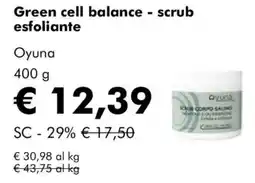 NaturaSì Green cell balance - scrub esfoliante Oyuna offerta