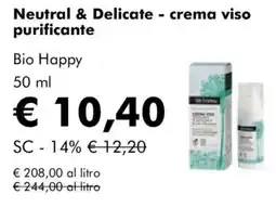 NaturaSì Neutral & Delicate purificante Bio Happy offerta
