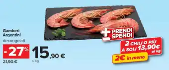 Carrefour Gamberi Argentini offerta