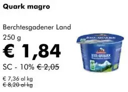 NaturaSì Quark magro Berchtesgadener Land offerta