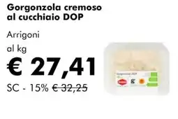 NaturaSì Gorgonzola cremoso al cucchiaio DOP Arrigoni offerta