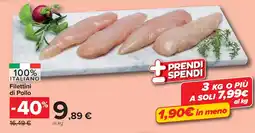 Carrefour Market Filettini di Pollo offerta