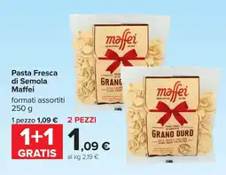 Carrefour Pasta Fresca di Semola Maffei offerta