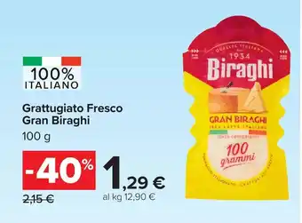 Carrefour Grattugiato Fresco Gran Biraghi offerta