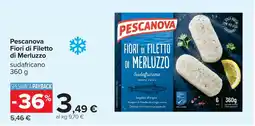Carrefour Pescanova Fiori di Filetto di Merluzzo offerta