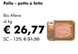 NaturaSì Pollo -petto a fette Bio Alleva offerta