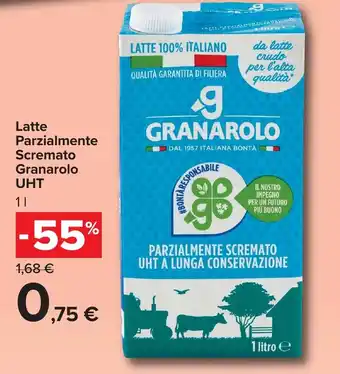 Latte Parzialmente Scremato Granarolo UHT