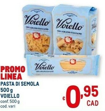 Metro Pasta di semola offerta