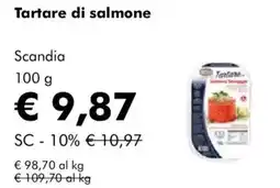 NaturaSì Tartare di salmone Scandia offerta