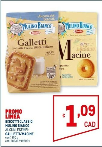 Metro Biscotti mulino bianco offerta