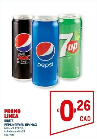 Metro Bevande analcoliche offerta