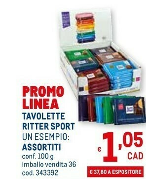 Metro Cioccolato offerta