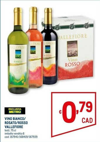 Metro Vino rosso offerta