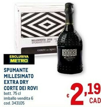 Metro Spumante offerta