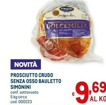 Metro Prosciutto crudo offerta