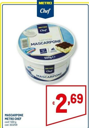 Metro Mascarpone offerta
