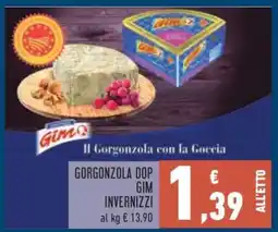 Conad GORGONZOLA DOP GIM INVERNIZZI offerta