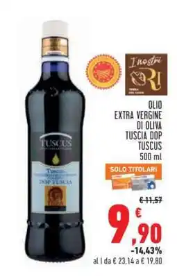 Conad Tuscus Olio Extra Vergine di Oliva Tuscia DOP offerta