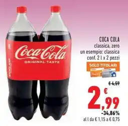 Conad Coca Cola offerta