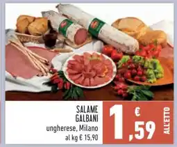 Conad SALAME GALBANI offerta
