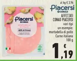 Conad AFFETTATI CONAD PIACERSI offerta