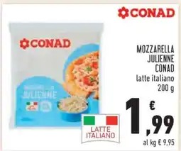 Conad MOZZARELLA JULIENNE CONAD offerta
