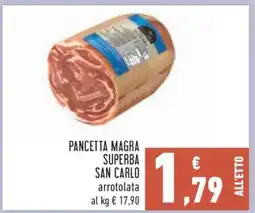 Conad PANCETTA MAGRA SUPERBA SAN CARLO offerta