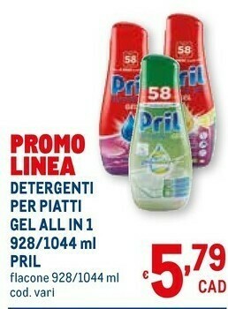 Metro Detersivo lavastoviglie offerta