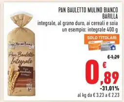 Conad PAN BAULETTO MULINO BIANCO BARILLA offerta
