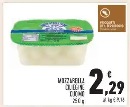 Conad MOZZARELLA CILIEGINE CUOMO offerta