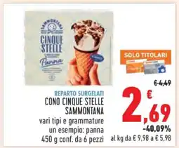 Conad CONO CINQUE STELLE SAMMONTANA offerta