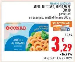 Conad ANELLI DI TOTANO, MISTO MARE CONAD offerta