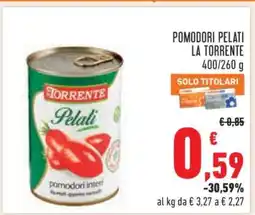Conad POMODORI PELATI LA TORRENTE offerta