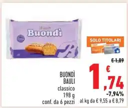 Conad BUONDÌ BAULI CLASSICO offerta