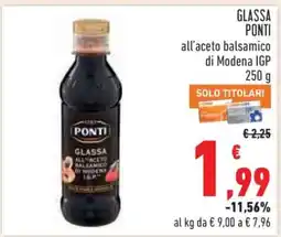 Conad GLASSA PONTI offerta