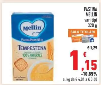 Conad PASTINA MELLIN offerta