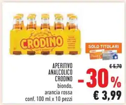 Conad APERITIVO ANALCOLICO CRODINO offerta