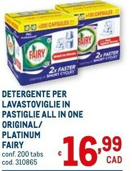 Metro Detersivo lavastoviglie offerta