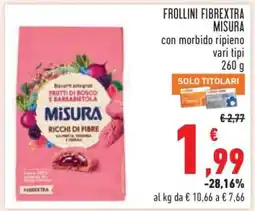 Conad Frollini Fibrextra Misura offerta