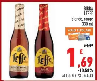 Conad Birra Leffe offerta