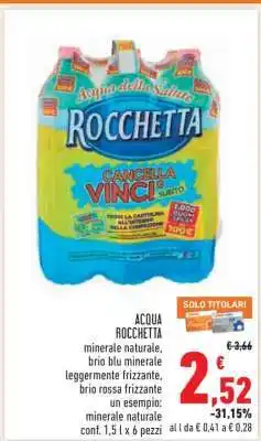 Conad ACQUA ROCCHETTA offerta