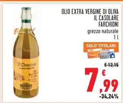 Conad Olio Extra Vergine di Oliva Il Casolare Farchioni offerta